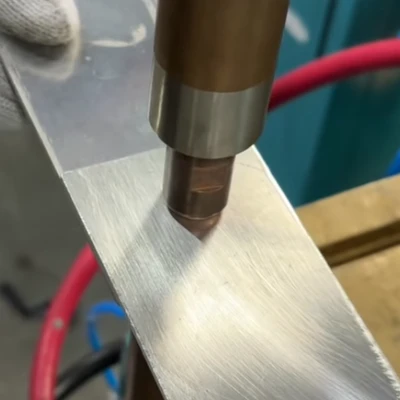 Aluminum plate spot welding Aluminum plate spot welding
